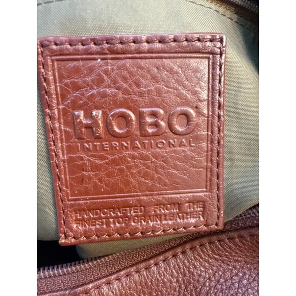 Hobo International Leather Shoulder Bag With Dual Front Pockets Adjustable Strap - Picture 9 of 11